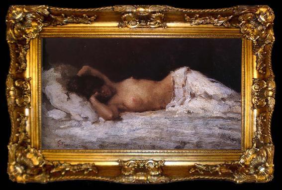 framed  Nicolae Grigorescu Nude, ta009-2